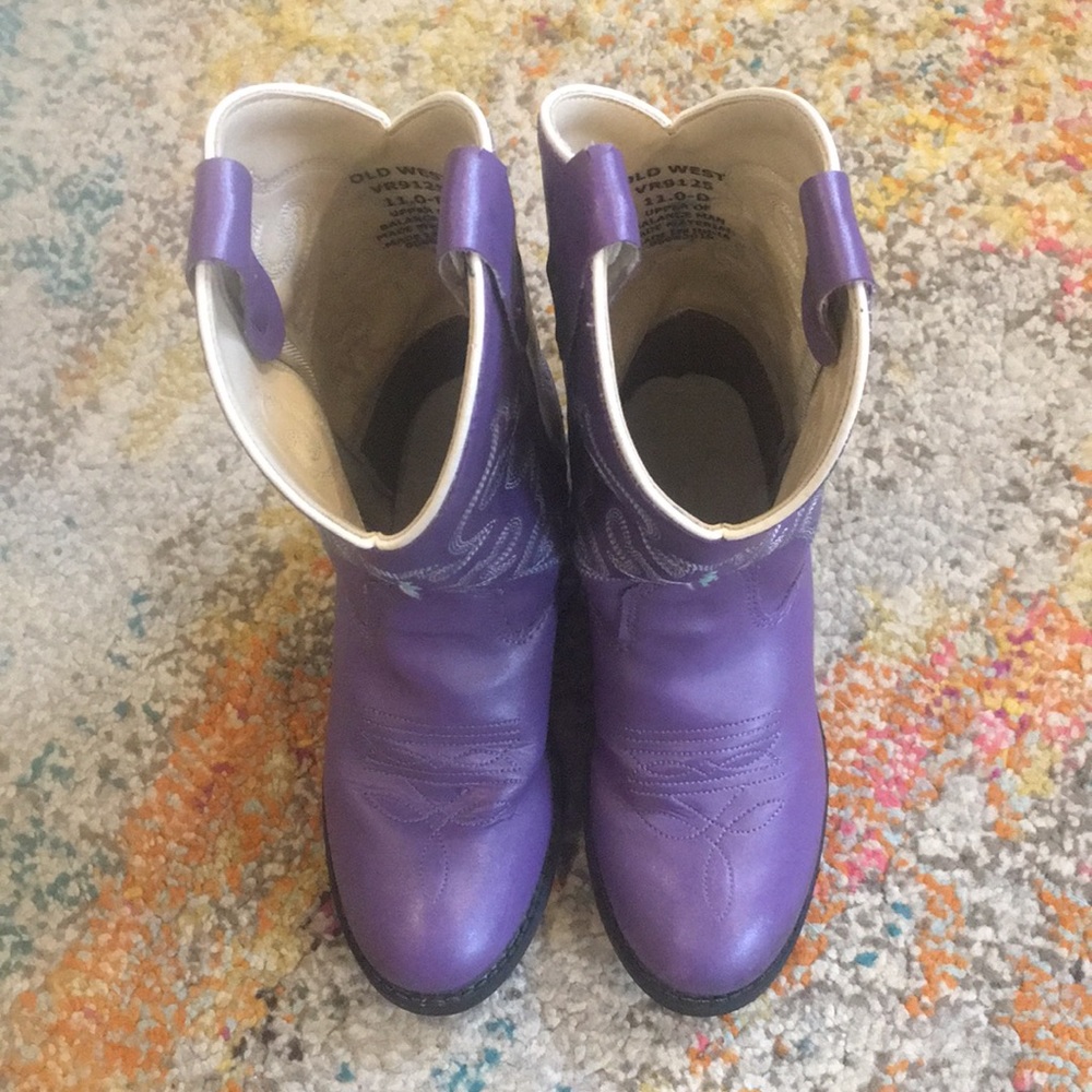 Purple Cowgirl Boots